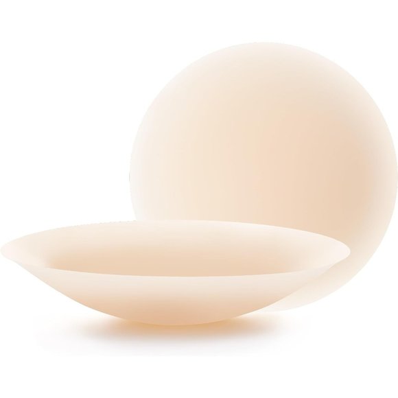 Women Sticky Adhesive Silicone Nipple Pasties with Travel Box - Picture 1 of 7